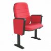 Ghế TC314 | Ghế hội trường khung thép, đệm bọc vải nỉ, màu đỏ
