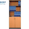 Tủ NT1960G | Tủ Newtrend Hòa Phát 2 buồng, cánh kính + gỗ