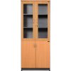 Tủ NT1960KG | Tủ cao Hòa Phát 2 cánh gỗ + kính