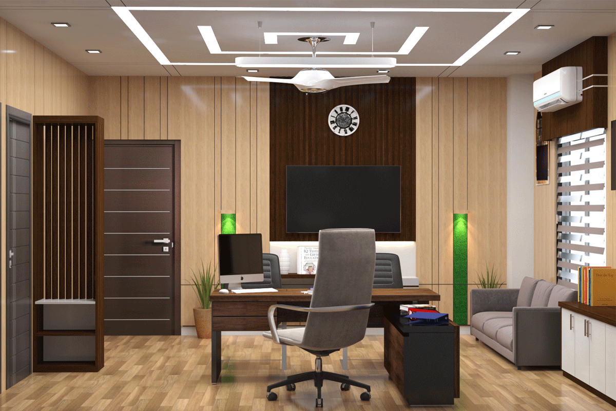 Thiết kế nội thất phòng giám đốc - Nội thất Tân Phát