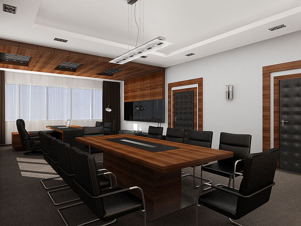 Ý tưởng thiết kế nội thất phòng giám đốc kết hợp phòng họp