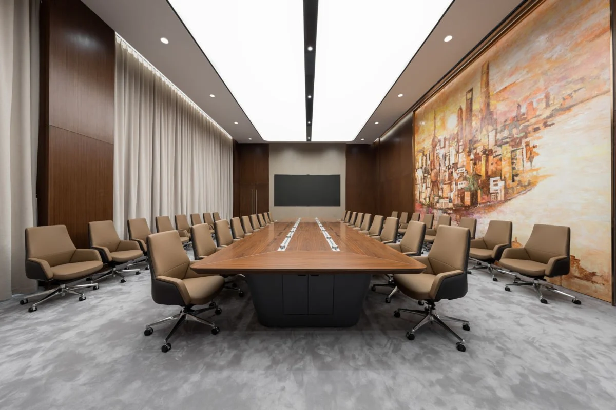Mẫu thiết kế nội thất cho phòng họp đẹp diện tích lớn