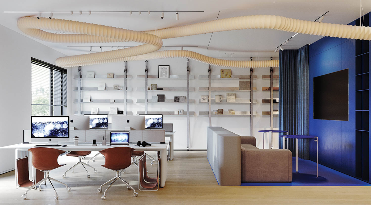 Thiết kế ánh sáng hợp lý khi thiết kế văn phòng làm việc đẹp - Nội thất Tân Phát