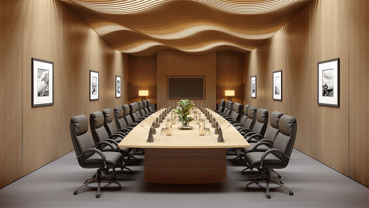 Bàn họp là nội thất không thể thiếu trong phòng họp